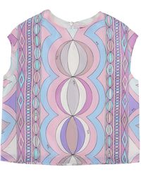 PUCCI - Girls Soft Fabric Top - Lyst