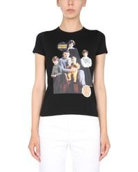 Raf Simons - Fitted Graphic Print Crew Neck T-Shirt - Lyst