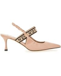 N°21 - Pointed Toe Slingback Shoes - Lyst