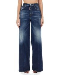 DSquared² - Wide Leg Jeans Size 40 - Lyst