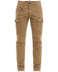 DSquared² - Slim-Fit Cargo Pants With Flap Pockets And Button Closures - Lyst