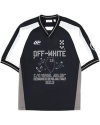 Off-White c/o Virgil Abloh - Color-Block Polyester Sporty T-Shirt - Lyst