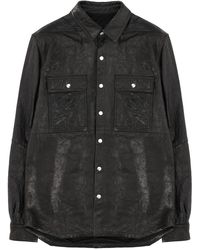 Rick Owens - Leather Jacket - Lyst