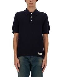 Balmain - Classic Merino Wool Polo Shirt - Lyst