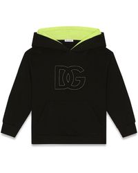 Dolce & Gabbana - Dg Logo Hoodie - Lyst