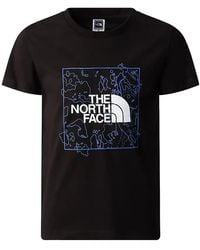 The North Face - Y New S/S Graphic Tee Moss/Lemon - Lyst
