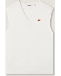 Ellesse - V-Neck Knitted Vest - Lyst