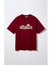 Ellesse - Pierica Tee Crimson - Lyst
