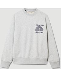 Ellesse - Club Di Corsa Sweatshirt Light Marl - Lyst