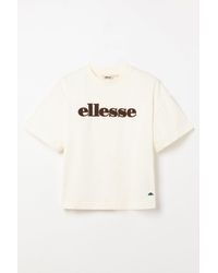 Ellesse - Visio Tee Ecru - Lyst