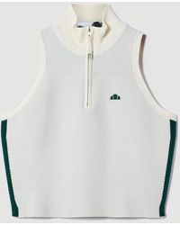 Ellesse - Surista Knitted 1/4 Zip Top Off - Lyst