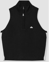Ellesse - Surista Knitted 1/4 Zip Top - Lyst