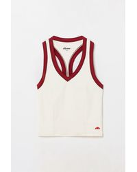 Ellesse - Paro Tank Top Ecru - Lyst