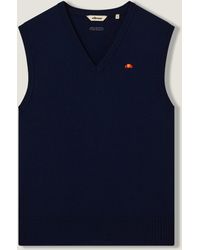 Ellesse - V-Neck Knitted Vest - Lyst