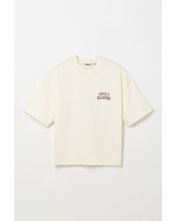 Ellesse - Caffe Boyfriend Tee Ecru - Lyst