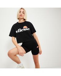 Ellesse - Alberta Cropped Tee - Lyst