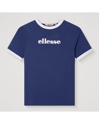Ellesse - Albenga Tee Dark/Off - Lyst