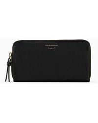 Emporio Armani - Deer-Print Myea Wallet With Wraparound Zip - Lyst