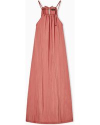 Emporio Armani - Long Beachwear Dress - Lyst
