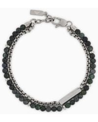 Emporio Armani - Stainless Steel Bracelet - Lyst
