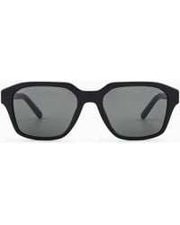 Emporio Armani - Irregular-Shape Sunglasses - Lyst