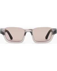 Emporio Armani - Rectangular Sunglasses - Lyst