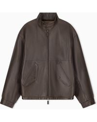Emporio Armani - Reversible Blouson Jacket - Lyst