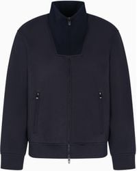 Emporio Armani - Travel Essentials Full-Zip Sweatshirt - Lyst