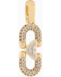 Emporio Armani - Tone Brass Charm - Lyst