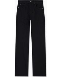 Emporio Armani - Vaqueros J47 De Cintura Media Alta Y Pernera Acampanada En Denim Cómodo - Lyst