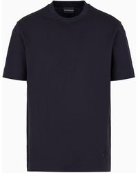 Emporio Armani - Camiseta De Punto Con Fantasía En Tejido Jacquard En Relieve Y Con Efecto Tridimensional Asv - Lyst
