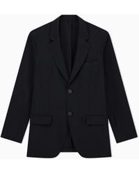 Emporio Armani - Single-Breasted Jacket - Lyst