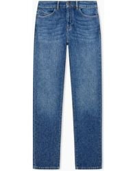Emporio Armani - Slim-Fit Five-Pocket Comfort Denim Jeans With A Used Look - Lyst