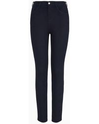 Emporio Armani - Jeans J20 High Waist Super Skinny Leg Aus Denim-stretch - Lyst