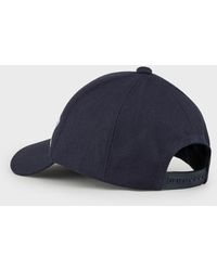 Sombrero Giorgio Armani de Fieltro de color Azul para hombre Hombre Accesorios de Sombreros y gorros de 