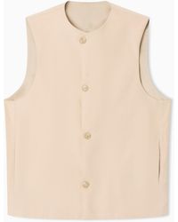 Emporio Armani - Single-Breasted Waistcoat - Lyst