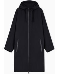 Emporio Armani - Travel Essential Water-Repellent Nylon Hooded Blouson - Lyst