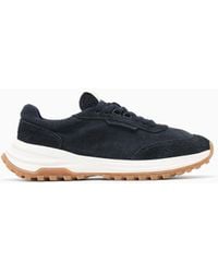 Emporio Armani - Eagle Club Capsule Collection Suede Sneakers - Lyst