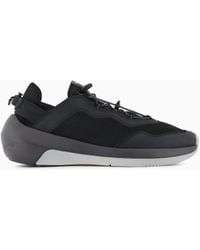 Emporio Armani - Travel Essentials Mesh Sneakers - Lyst