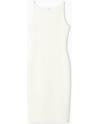 Emporio Armani - Ottoman Jersey Sheath Dress - Lyst