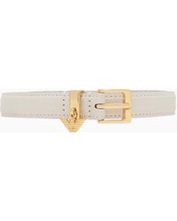 Emporio Armani - Deer-Print Belt With Eagle Logo Charm - Lyst