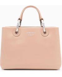 Emporio Armani - Myea Kleiner Shopper Aus Nappaleder - Lyst