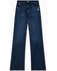 Emporio Armani - Vaqueros J9D Slim Fit De Denim Con Efecto Vintage - Lyst