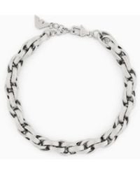 Emporio Armani - Stainless Steel Chain Bracelet - Lyst