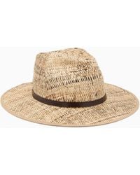 Emporio Armani - Woven Raffia Hat - Lyst