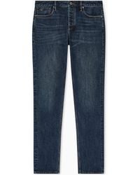 Emporio Armani - J75 Slim-Fit, Stone-Washed 13.5-Oz Comfort Stretch-Denim Jeans - Lyst