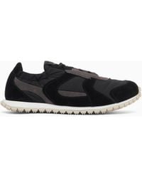 Emporio Armani - Suede And Nylon Sneakers Hong Kong Capsule Collection - Lyst