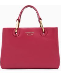 Emporio Armani - Myea Kleiner Shopper Aus Nappaleder - Lyst