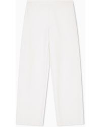 Emporio Armani - Asv Palazzo-Hose Aus Jersey Mit Prägung - Lyst