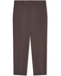 Emporio Armani - Nylon Viscose Blend Trousers - Lyst